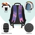thumbnail image 5 of Yspwyqan Galaxy White Cat School Backpack Set for Kids, 4Pcs Girls Backpack Set with Lunch Box Pencil Case Water Bottle Bag, Lightweight Bookbag Fits 13 Inch Laptop for Elementary Middle School, 5 of 7