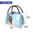 thumbnail image 2 of Disketp Funny Cat Taking a Bath Insulated Bags, Insulated Cooler Bag Totes for Lunch Beach Camping, 2 of 6