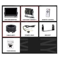 thumbnail image 2 of 1920x1080P 9 Inch IPS Screen Truck Bus Vehicle DVR Recorder Parking Monitor With 2 Channels Front Rear Side AHD Car Camera ,Clear Night Vision, 2 of 7