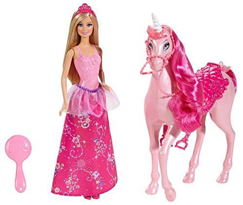 Barbie Princess Doll and Regal Unicorn 