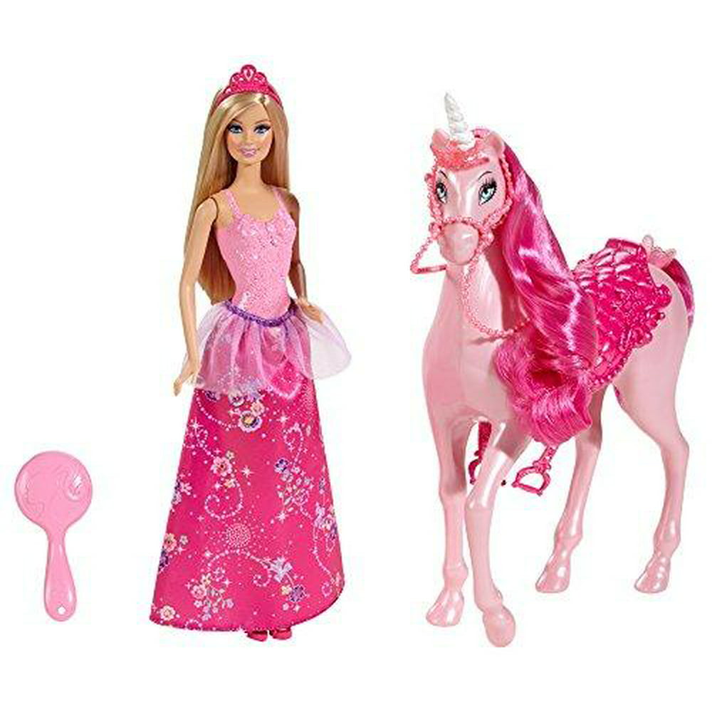 Barbie Princess Doll and Regal Unicorn - Walmart - Walmart