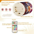 thumbnail image 5 of Yayeee Flameless Candles with Remote Flickering Battery Operated Multi Color Changing, Purple Flowers, 5 of 7
