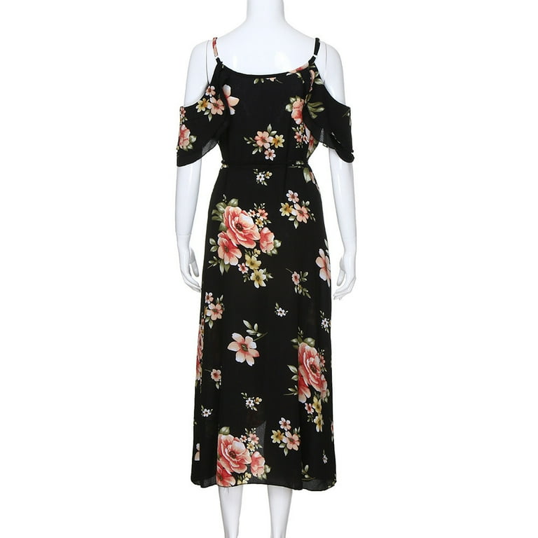 black dress on brown skin Lace Base Top in Black S main image 1