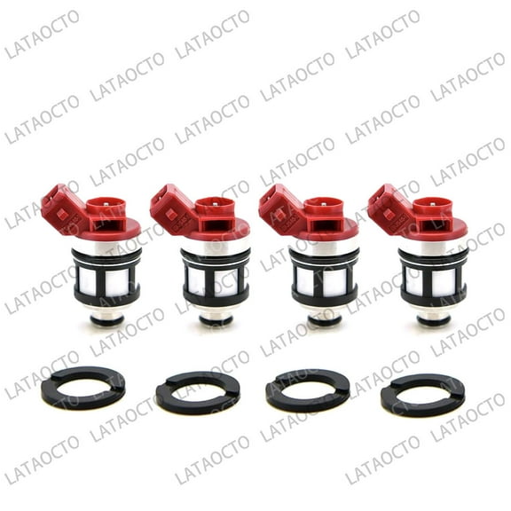 4X Fuel Injectors 16600-72P00 For Nissan D21 Pickup XE 2.4L 1993-1995