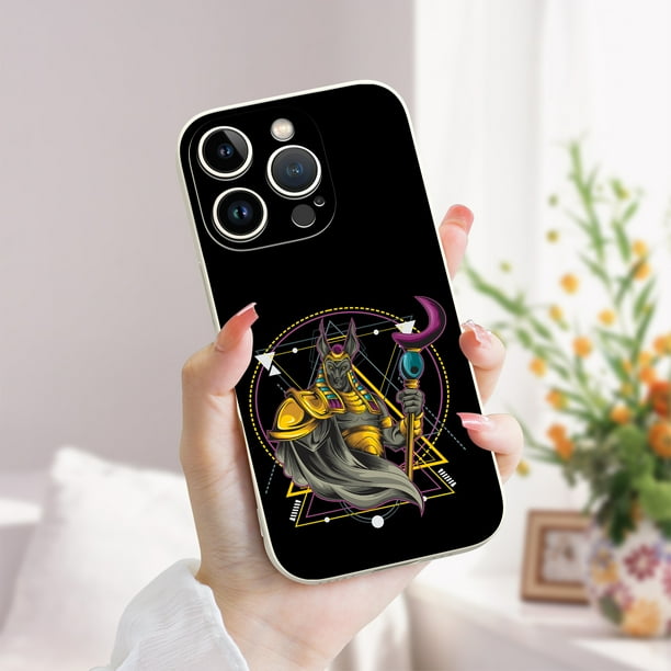 Funda de teléfono de goma TPU elegante y caricaturesca para iPhone: ¡proteja su dispositivo con un diseño creativo!