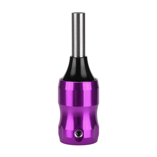 Cómodo Tipo de Máquina Máquina Grips Agujas Manija Indoor Inicio Salón Profesional Cuerpo Parte Art Supplies Necesidades Púrpura 28mm Yuarrent CE001211-06