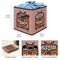 thumbnail image 3 of Halloween Font Toy Storage Box, Foldable with Handle, 10.8"x10.5"x10.6", Large Capacity, Storage Cubes, Storage Bin, 3 of 6