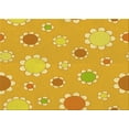 thumbnail image 1 of Ahgly Company Machine Washable Indoor Rectangle Transitional Bright Gold Yellow Area Rugs, 2' x 5', 1 of 7