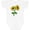 AA-White, variant on Inktastic Pair of Sunflowers Boys or Girls Baby Bodysuit