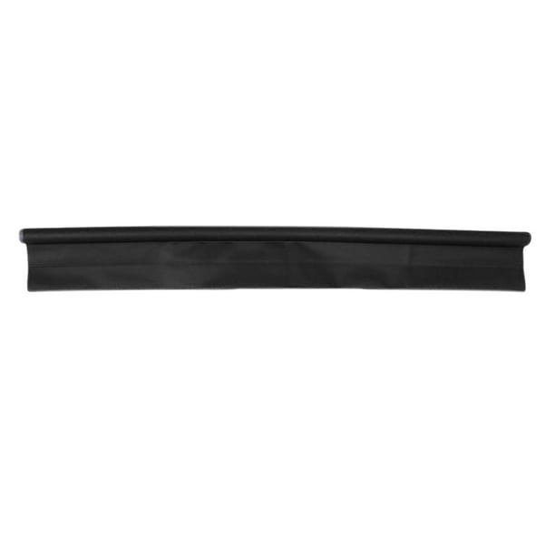 Burlete para puerta de 96 cm, protector de corrientes de aire, sello bloqueador de corrientes de aire, insonorización debajo de la tira inferior Negro