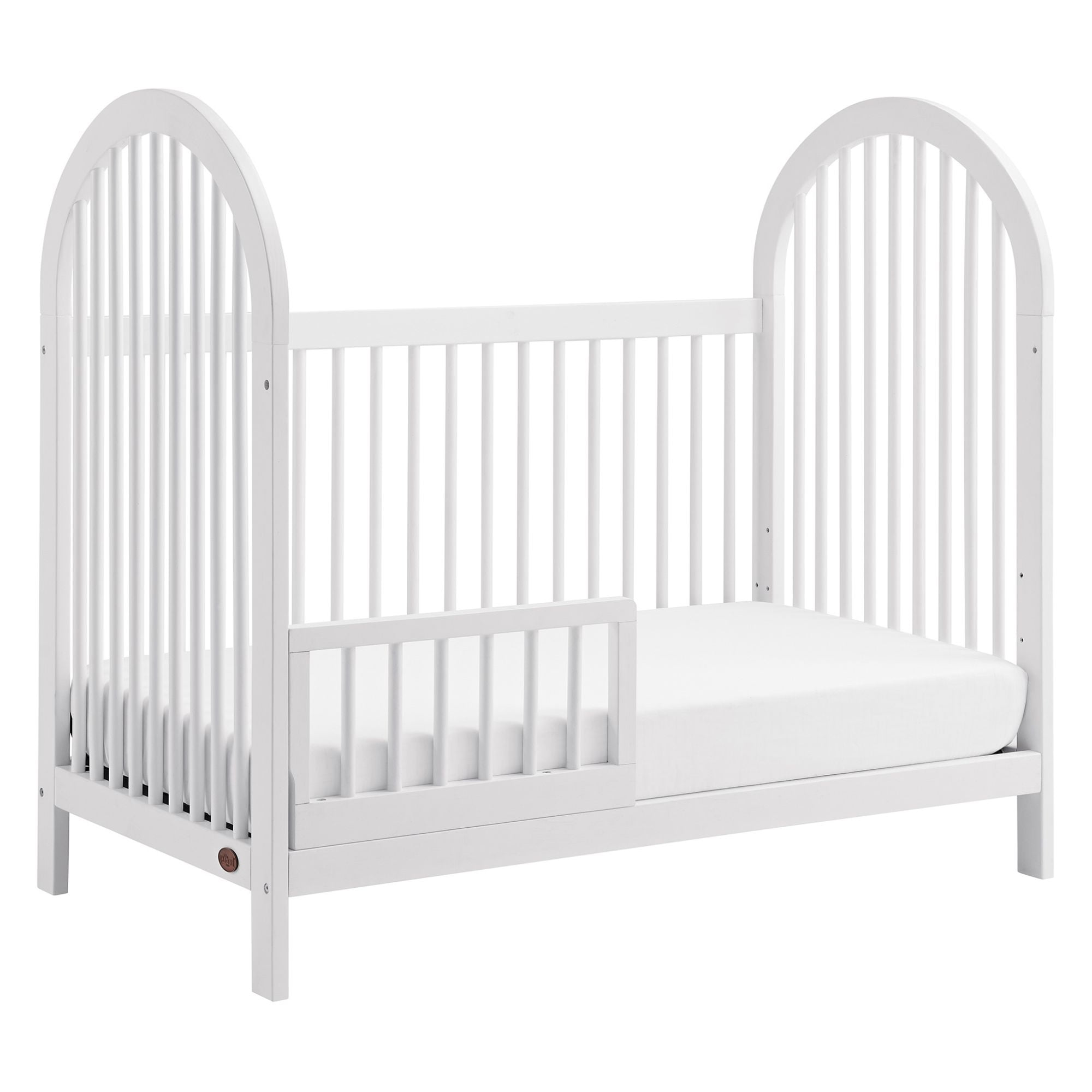 Soho Baby Everlee Island Crib Toddler Guardrail In Whitewash