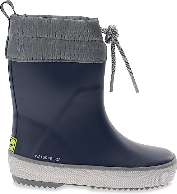 Western Chief Unisex Kids Waterproof Mid-Calf Rain Boots, Blue, Size 5