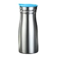 thumbnail image 1 of GROWTH TANK Stainless Steel Vacuum Insulated Kettle 1L Tea Pot for Shop Hotel Restaurant Blue no handle, 1 of 9