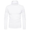 thumbnail image 6 of LNZGNM Men's Base Layer Tops Long Sleeve Mock Neck Slim Fit Thermal Cozy Everyday Shirt Cool Weather Comfort,White(XXL), 6 of 6