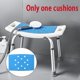 thumbnail image 2 of Cojín antideslizante para silla de baño, asiento auxiliar para bañera para personas mayores, silla de baño, taburete de ducha, cojín seguro para baño, cojín azul, uno sin silla., 2 of 5