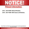 thumbnail image 3 of Front Wheel Bearing and Hub Assembly Replacement for 2012 2013 2014 2015 2016 2017 2018 Dodge Ram 1500, 2019 Dodge Ram 1500 Classic Hub Bearing w/ABS 5 Lugs-515151, 3 of 8