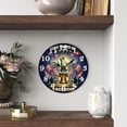 thumbnail image 3 of 12 Inch Patriotic Wall Clock, USA 250th Anniversary Wooden Round Wall Clocks with Silent Non-Ticking Quartz Movement, Battery Operated, Art Decor Hanging Clock for Kitchen, Bedroom, Living Room, 3 of 9