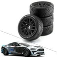 thumbnail image 4 of Remote Remote Control  Car Black Tires 103x40x80mm 4pcs Replacement For   Redcat Team Losi  VRX HPI WR8 HSP Hobao 1/8 Remote Control Car Wheel, 4 of 7