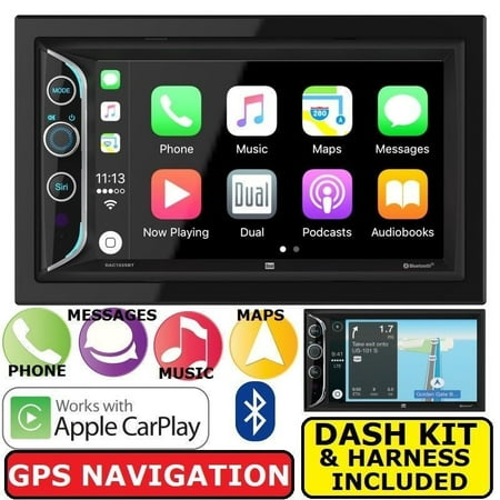 Gmc Savana 1500 Antenna - GMC SIERRA SAVANA GPS APPLE CARPLAY NAVIGATION (works with IPHONE) AM/FM USB/BLUETOOTH CAR RADIO STEREO PKG. INCL. VEHICLE HARDWARE: DASH KIT, WIRE HARNESS, AND ANTENNA ADAPTER WHEN REQIRED.
