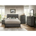 thumbnail image 4 of Lexicon Davi Modern Wood Grain on Melamine Veneer Eastern King Bed in Gray, 4 of 6