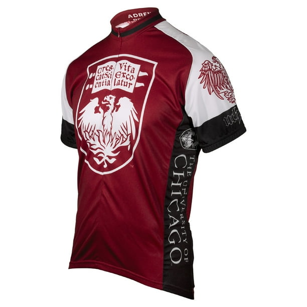 Adrenaline Promotions Men's University of Chicago Short Sleeve Cycling