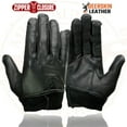 thumbnail image 7 of Milwaukee Leather SH867 Men's USA Deerskin Black Leather Unlined Lightweight Motorcycle Riders Gloves Small, 7 of 7