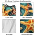 thumbnail image 4 of luoweisi Men's Beach Shorts Quick Dry Swim Trunks with Mesh Lining Starfish L, 4 of 5