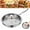 With lid, variant on Plateful Titanium Pan, Frying Pans for Cooking Non Stick, Pure Titanium Pro Hammered Cookware Multifunctional Flat Alloy Steel Wok Lightweight Kitchen Essential Outdoor Camping(With lid,10.23in/26cm)