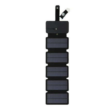 

enquiret USB Solar Panel Portable Outdoor Camping Emergency Mobile Phones Charger Travel Cells Battery Digital Products Charging Device 5 Panels