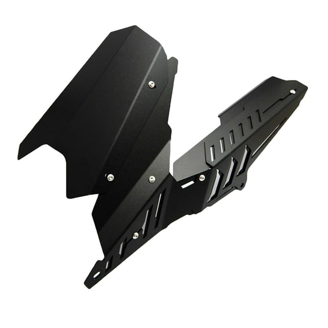 funtasica CNC Aluminum Rear Mud Guard Mud Flap Chain Guard Cover Replaces Fit MT03 Black