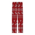 thumbnail image 2 of Men'S Trousers Pants Christmas Snowman Graphic Casual Drawstring And Pockets Mens Jeans Regular Fit,Red,3XL, 2 of 6