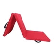 thumbnail image 2 of Three Fold Folding Exercise Mat Foldable Yoga Mat Gym Men Women with Carrying Handle for Training Yoga Gymnastics Tumbling Martial Arts Red, 2 of 8