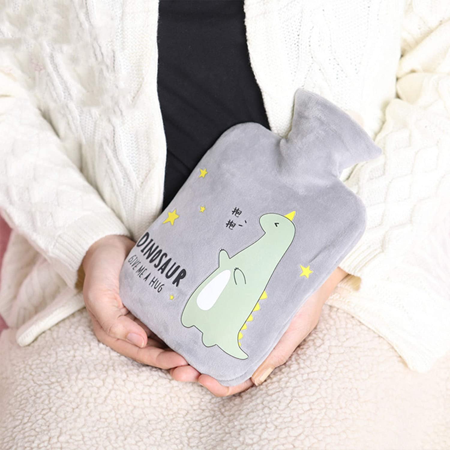 hot water bottle dinosaur