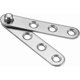 thumbnail image 1 of Set 8 balamale pivot pentru usa si dulap, Sunmostar, 58 x 11 x 9 mm, Inox, Argintiu, 1 of 5