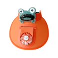 thumbnail image 2 of Sombrero de abanico de verano Sombrero de ventilador de terre portátil, cinturón 3 Sombrero con visera Sombrero de protección solar para , Naranja StyleC-Naranja Magideal Sombrero de abanico de verano, 2 of 7
