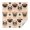 Dog Mom, variant on Dachshund and Flower Square Tablecloth,Waterproof Square Table Cover,Wipeable Spillproof Washable Table Cover for Home Kitchen Party Decor 42"X42"(107x107cm)