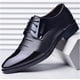 thumbnail image 2 of Zapatos de negocios para hombre, zapatos negros con cordones, zapatos de vestir casuales, zapatos puntiagudos para hombre, 2 of 5