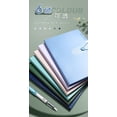thumbnail image 4 of Zhuge Organizador de archivos expandible de 2 piezas con 8 bolsillos, carpetas de acordeón con etiquetas, organizador portátil de recibos de facturas y documentos,azul oscuro, 4 of 4