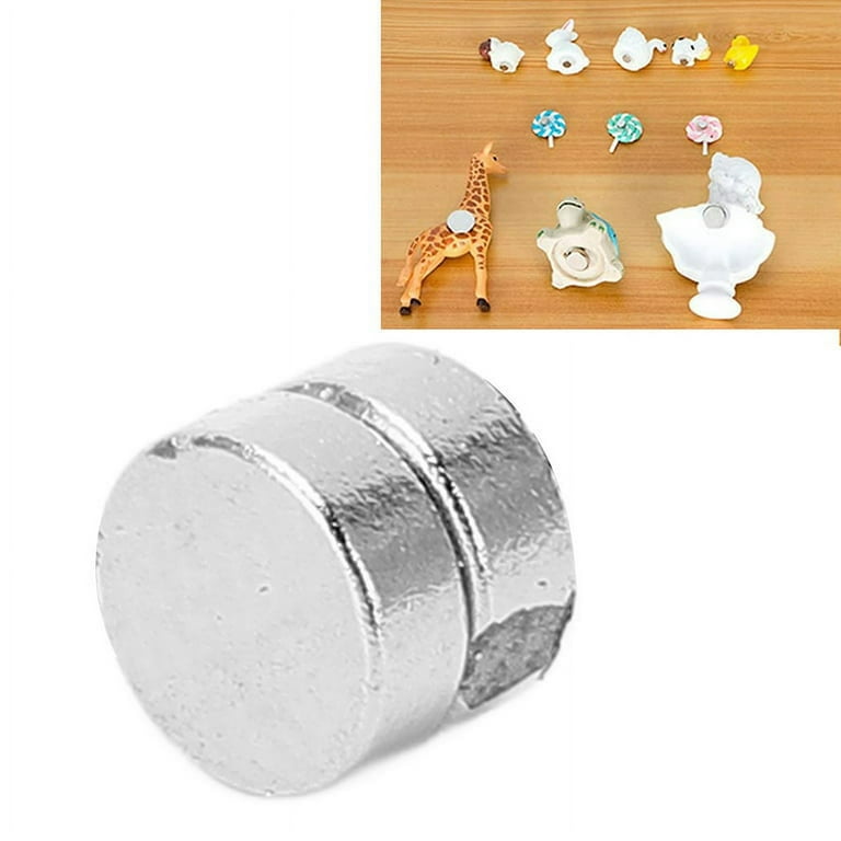 120Pcs Neodymium Magnet, 4mmx1.5mm Small Magnets Strong Rare Earth Magnets  Refrigerator Magnets for Crafts Dry Erase Board, Office Fridge Mini Round