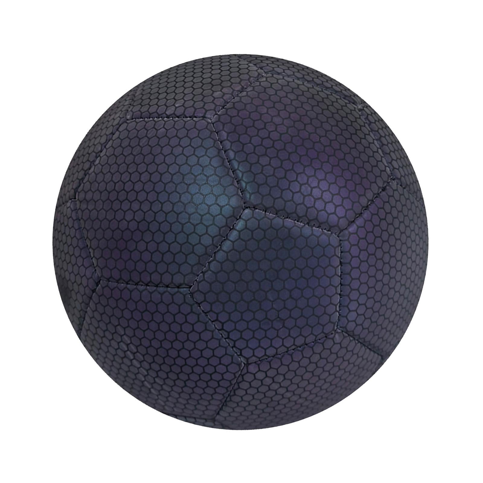Baoblaze Holographic Reflective Soccer Ball Professional Luminous Official Match Ball