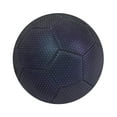 thumbnail image 2 of Balón de fútbol holográfico reflectante luminoso de tamaño 5, de cuero sintético, balón oficial de fútbol para niños y adultos, juguetes de pelota, 2 of 8