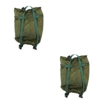 WORGEOUS 2pcs Stuff Sack Compression Bag Sleeping Bag Compression Bag Portable Quilts Storage Bags for Camping Hiking Backpacking (Green)