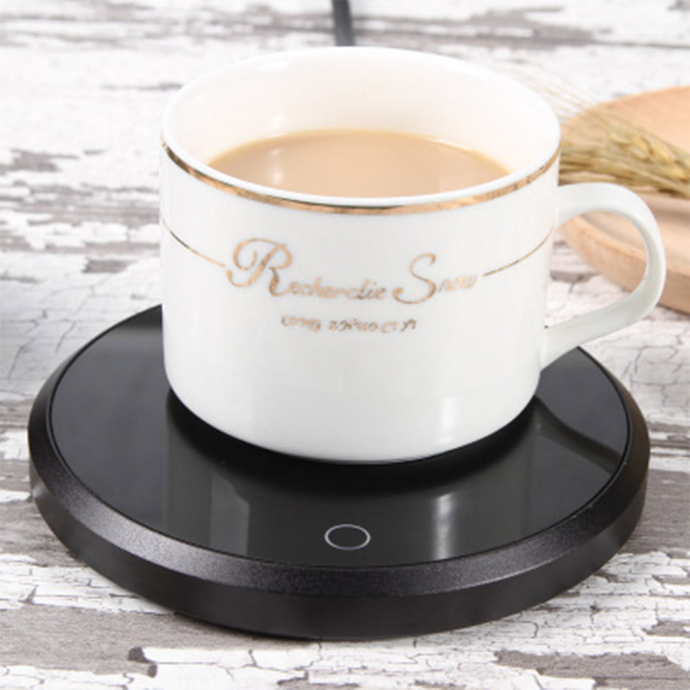 Cup Warmer Plate for Coffee Water Coffee Warmer,Mug Warmer  Coffee Cup Warmer for Desk with Auto Shut Off Coffee Mug Warmer for Office Home Desk Use Tea Milk 