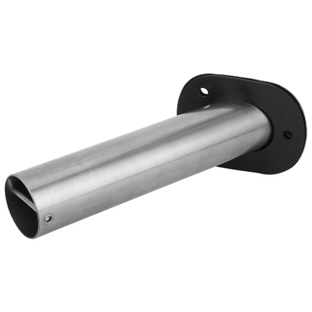 Elowen Flush Mount Fishing Rod Holder Rod Holder Stainless Steel Fishing Rod Holder with PVC Liner and Cap for Marine for Boat Yacht