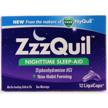 Product Of Vicks, Zzzquil Nighttime Sleep-Aid Liquicaps, Count 1 - Medicine Cold/Sinus/Allergy / Grab Varieties & Flavors