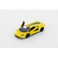 thumbnail image 5 of Lamborghini Countach LPI 800-4 Hardtop, Yellow - Kinsmart 5437D - 1/38 Scale Diecast Model Toy Car, 5 of 5