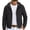 Black, variant on Hooded Diamond Quilted Lightweight Sun Protection Jacket Men Hooded Zip Up Breathable Outdoor Jacket Red M