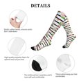 thumbnail image 5 of Pofeuu Pig And Watermelon Print Compression Socks for Women & Men Circulation - Best Support for Nurses,Running,Athletic,Sports, 5 of 7