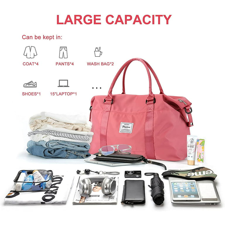Woman Tote Bag large capacity waterproof bag Portable Sports Travel Yoga  Swimming Fitness Bag pack Beg student bags