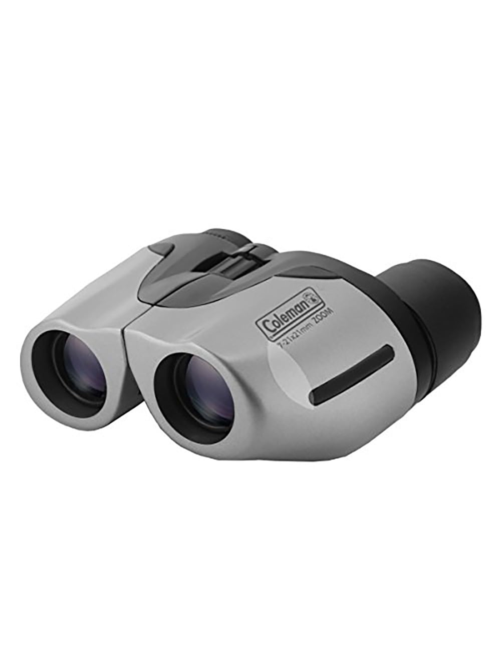 Coleman 721x21 Compact Zoom Binoculars, Silver (CZ72121) silver, one size